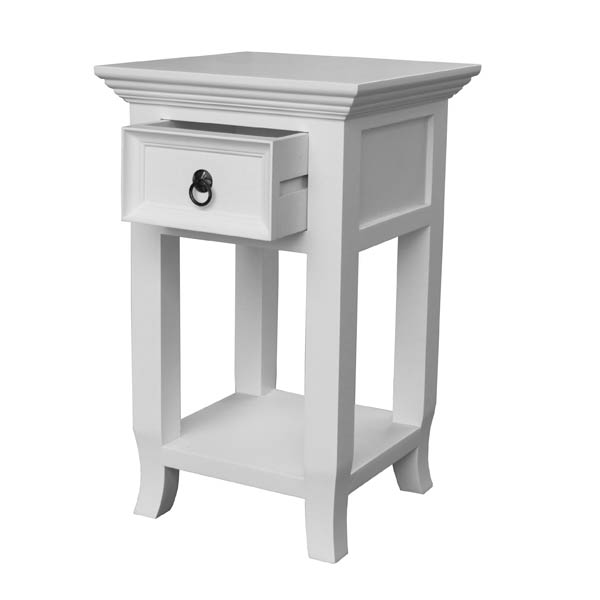 white bedside